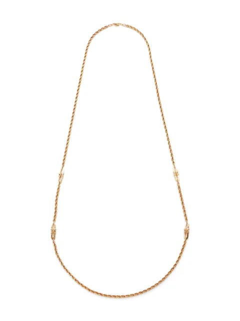 Christian Dior Pre-Owned 2000s logo-charm necklace