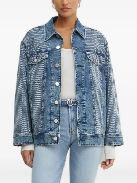 PINKO ribbed scoop-neck top