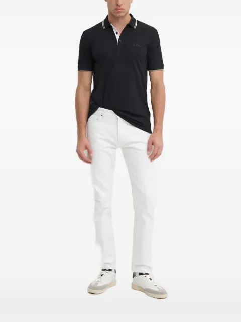 BOSS tipped collar polo shirt