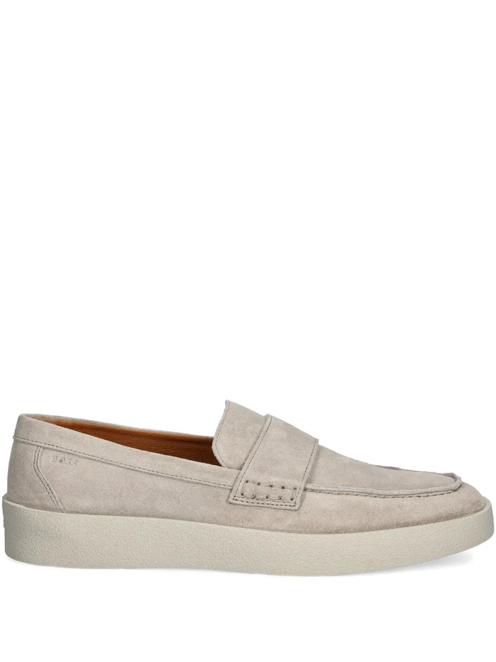 BOSS suede loafers Neutrals