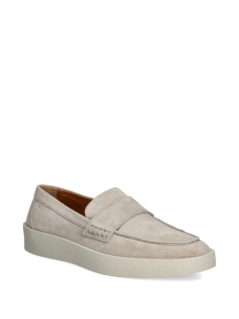 BOSS suede loafers Neutrals