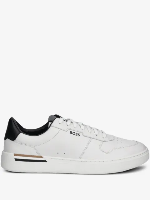 BOSS baskets en cuir à logo