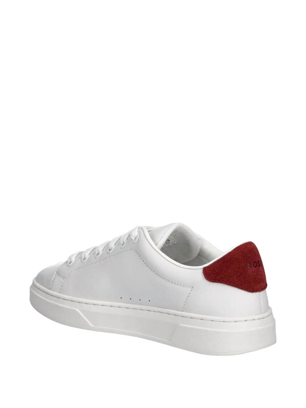Hugo Boss Leather Sneakers In White