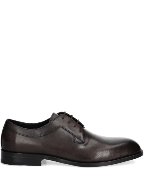 BOSS leather derby shoes