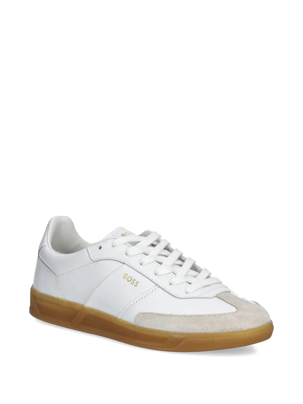 BOSS logo-print sneakers White