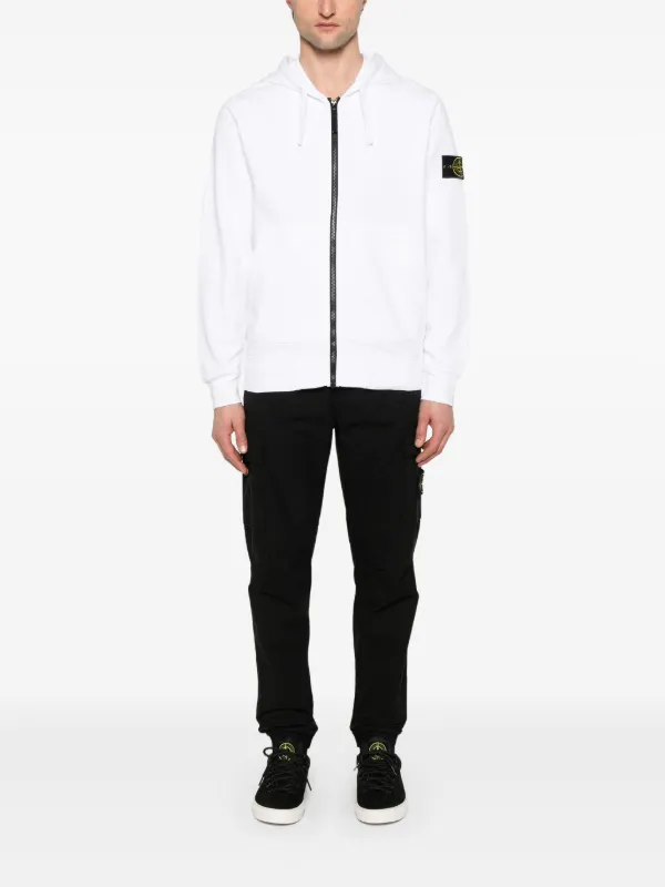 Stone  コンパスバッジ　パーカー Stone Island コンパスバッジ パーカー | ブルー | FARFETCH JP