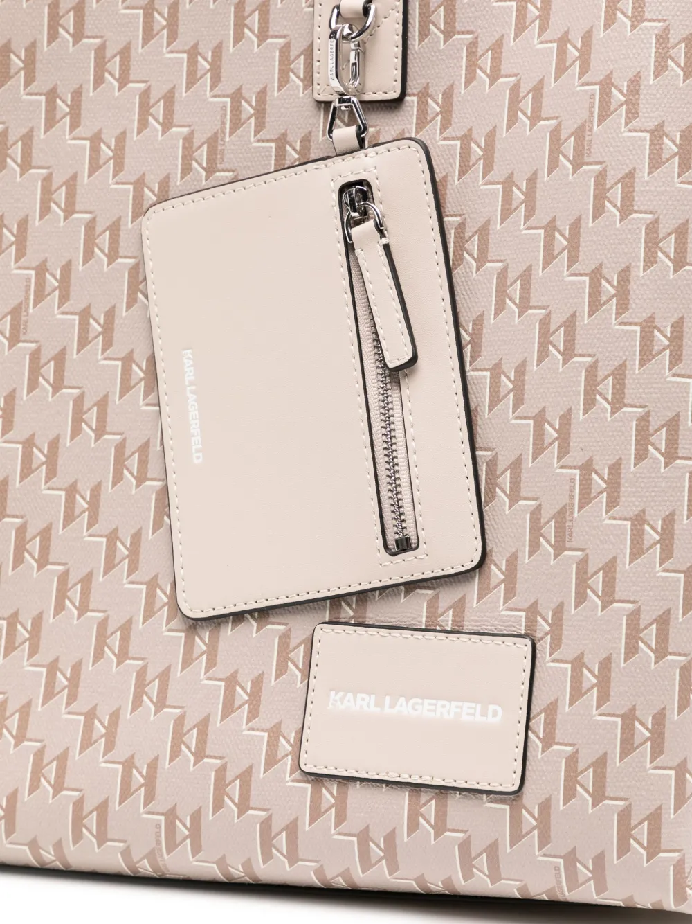 Karl Lagerfeld Kvoyage shopper Bruin