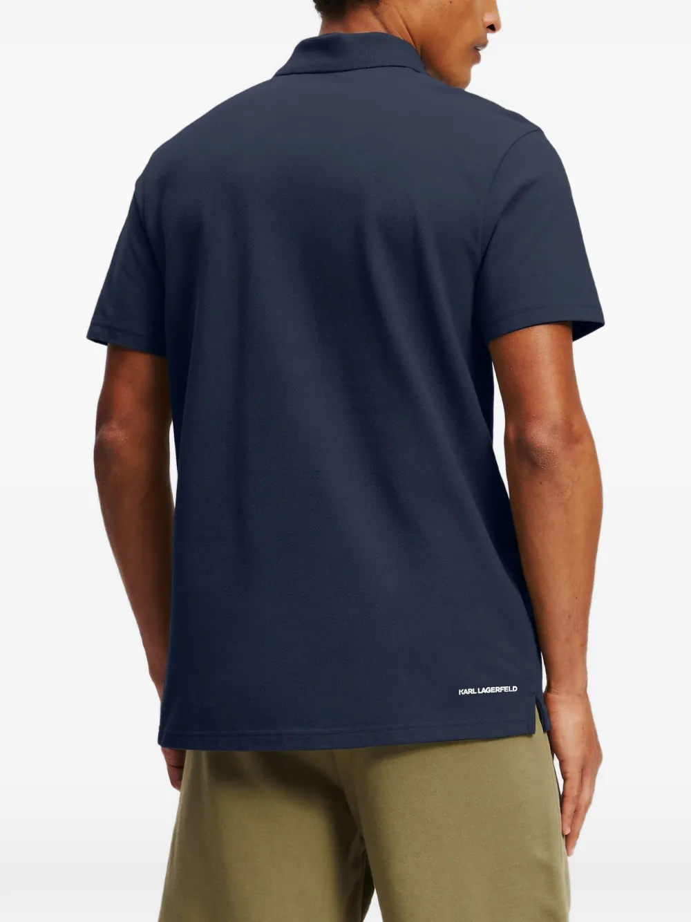 Karl Lagerfeld Kameo poloshirt Blauw
