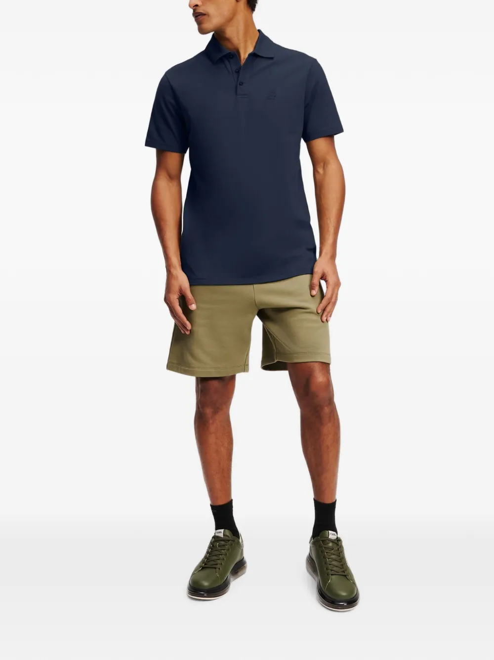 Karl Lagerfeld Kameo poloshirt Blauw