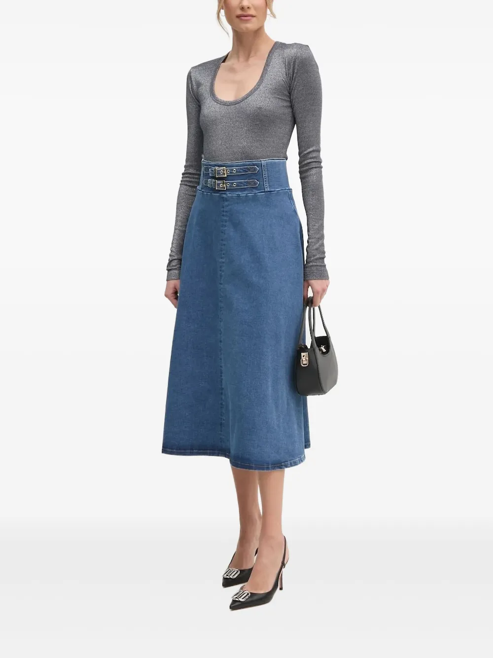 PINKO long-sleeves top | Grey | Image 1