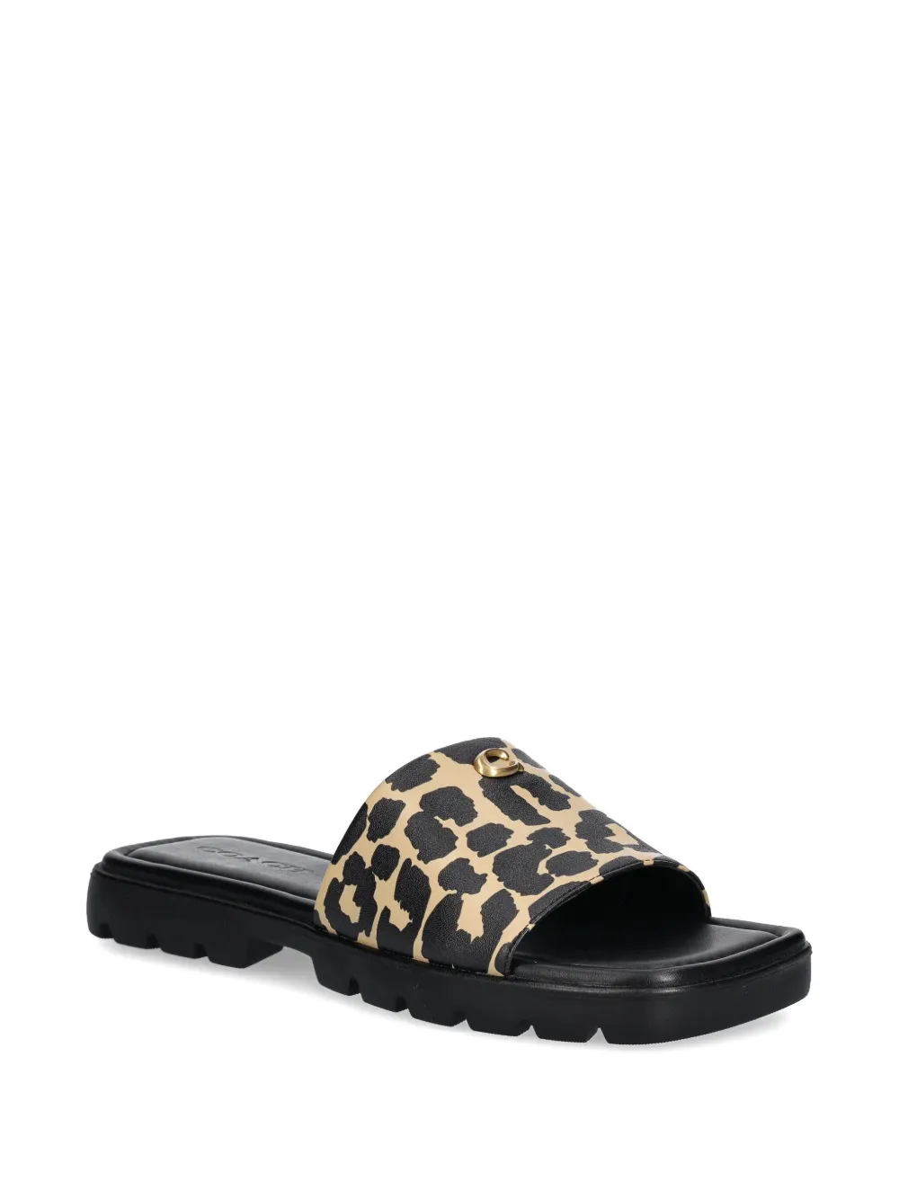 Coach Florence slippers Zwart