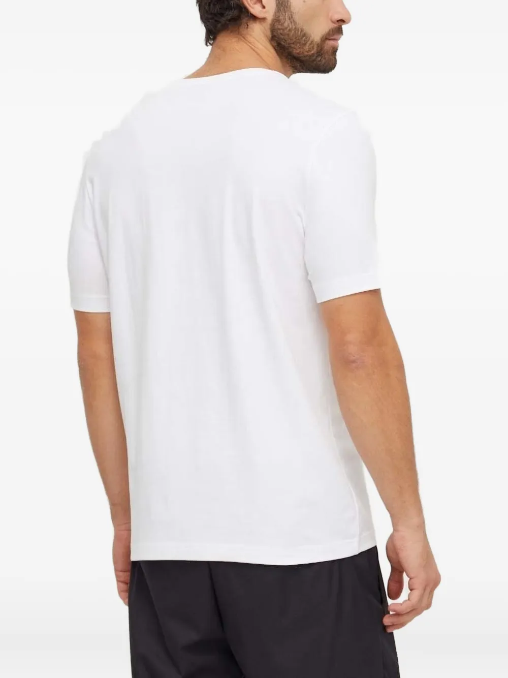 BOSS T-shirt met logoprint - Wit