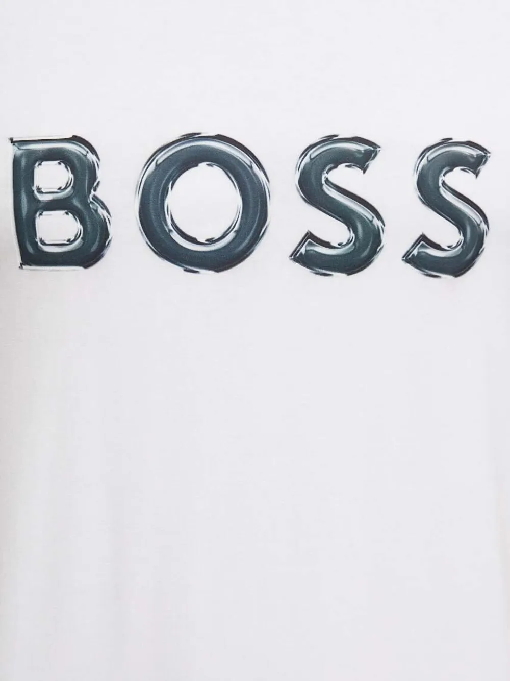 BOSS T-shirt met logoprint Wit