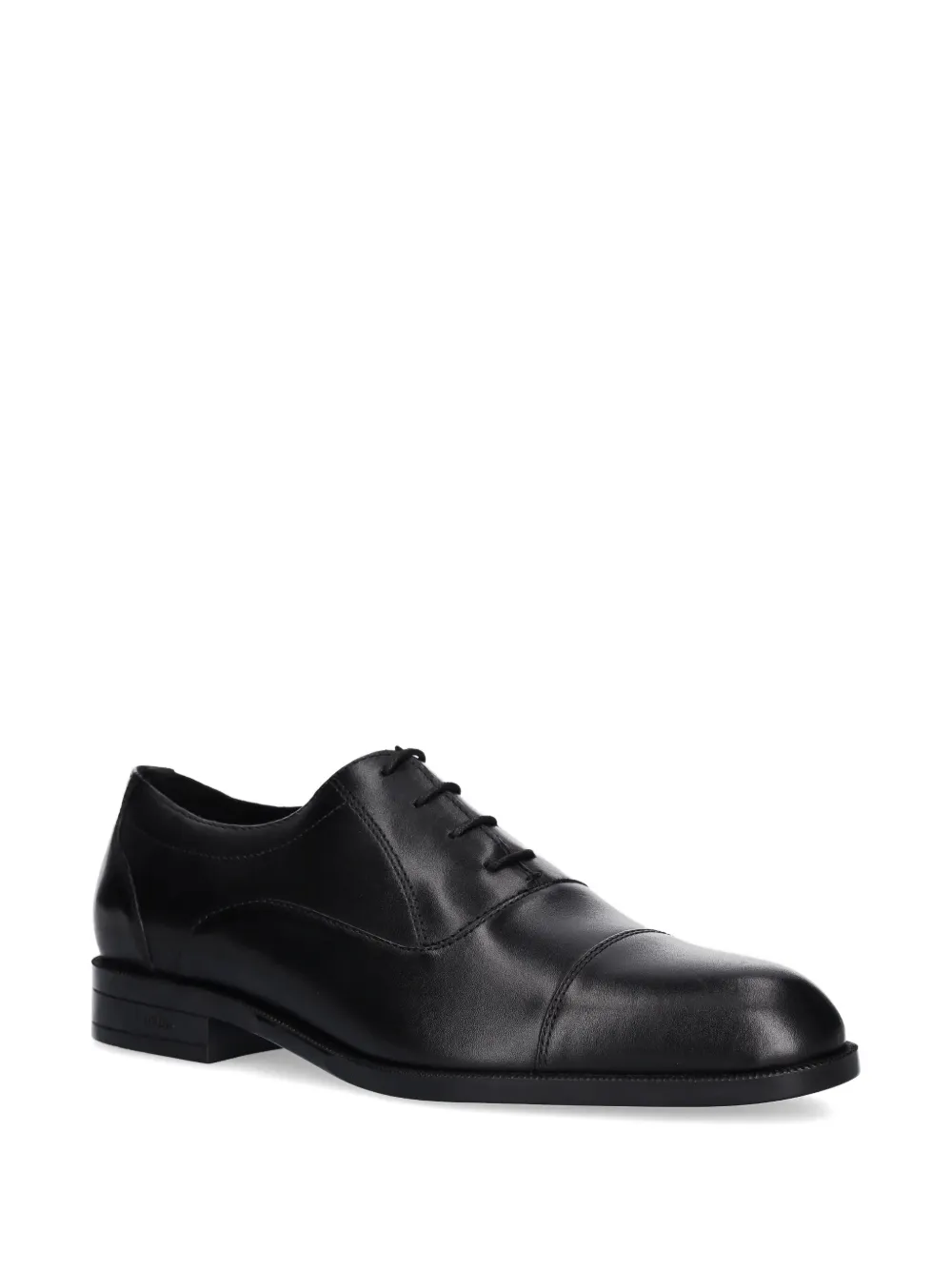 BOSS leather derby shoes Black