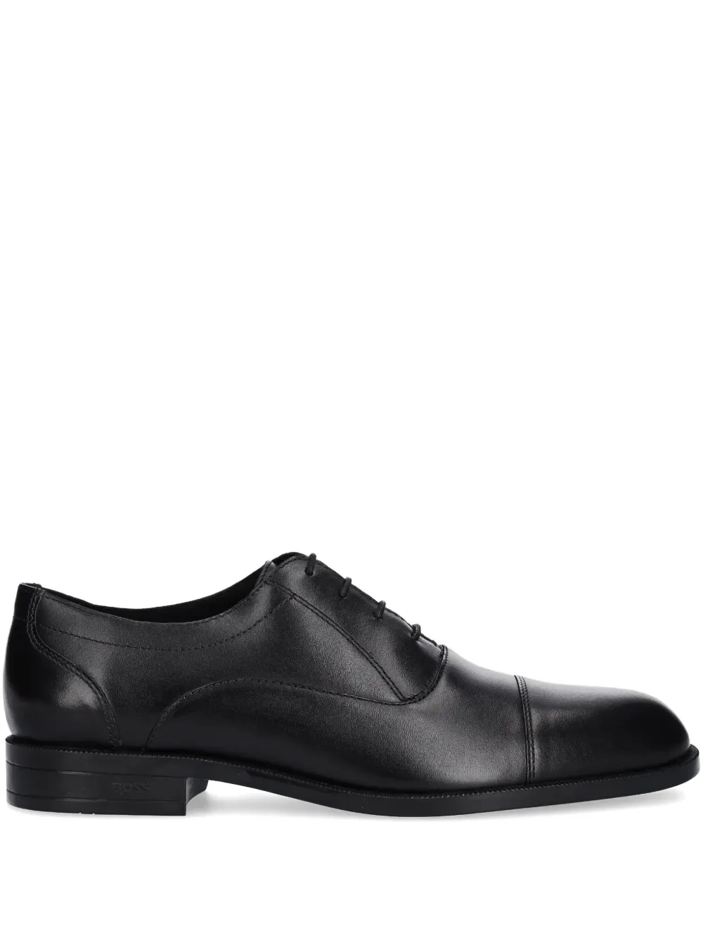 BOSS leather derby shoes Black