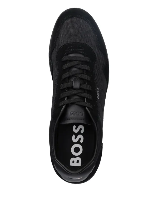 【関税&送料込】Boss Titanium Sneaker BOSS Titanium Sneakers | Black | FARFETCH