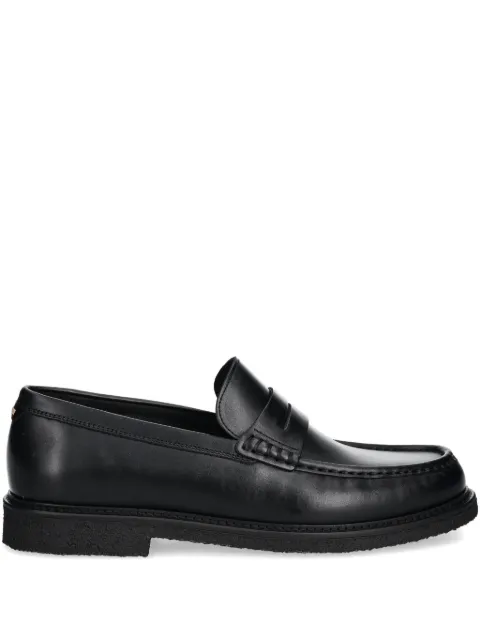 BOSS leather loafers
