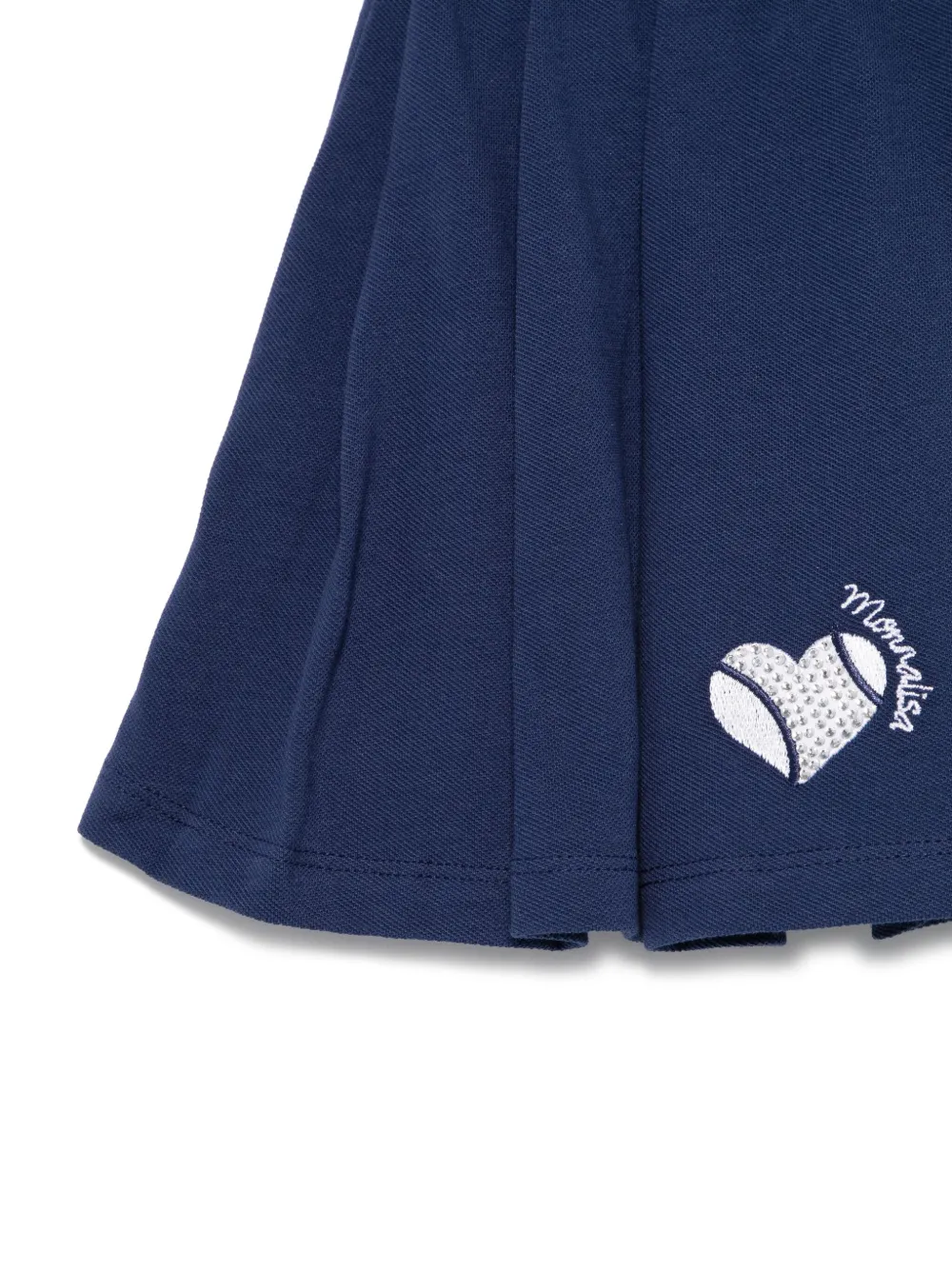 Monnalisa Mini-rok met hartpatroon Blauw