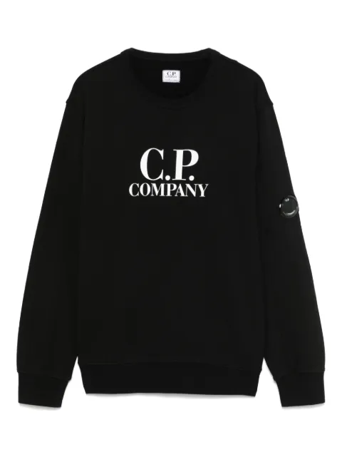 C.P. Company Kids sudadera con logo estampado