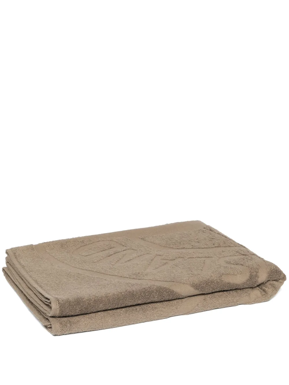 Stone Island Junior Compass-motif towel | Brown | Image 1