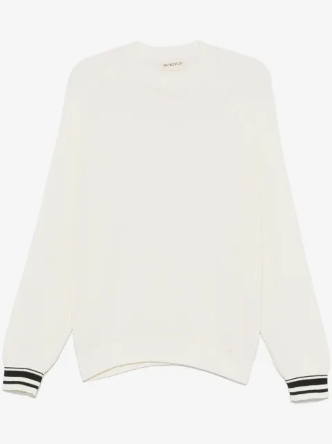 MORDECAI crew-neck waffle-knit sweater