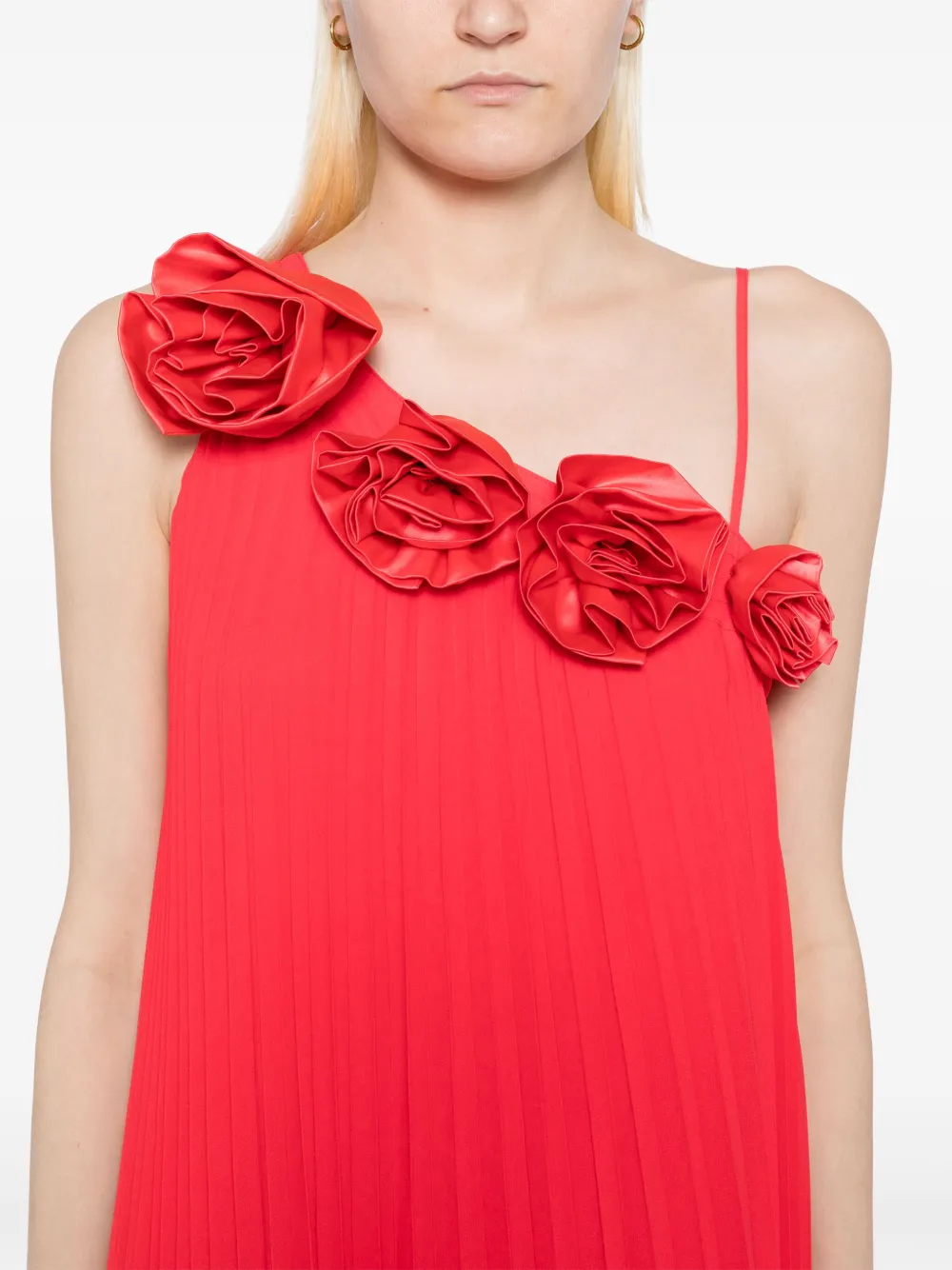 Karl Lagerfeld Karl Studio geplooide jurk Rood