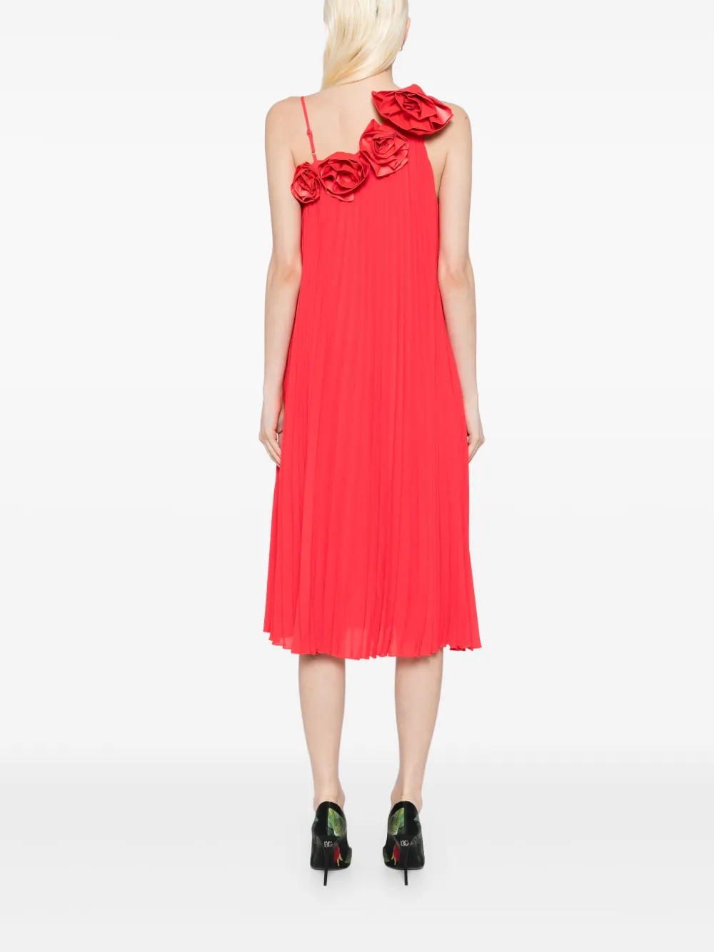 Karl Lagerfeld Karl Studio geplooide jurk Rood