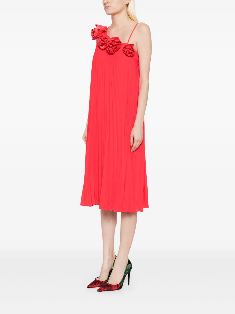 Karl Lagerfeld Karl Studio geplooide jurk Rood