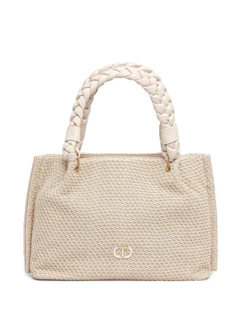 TWINSET logo-plaque tote bag