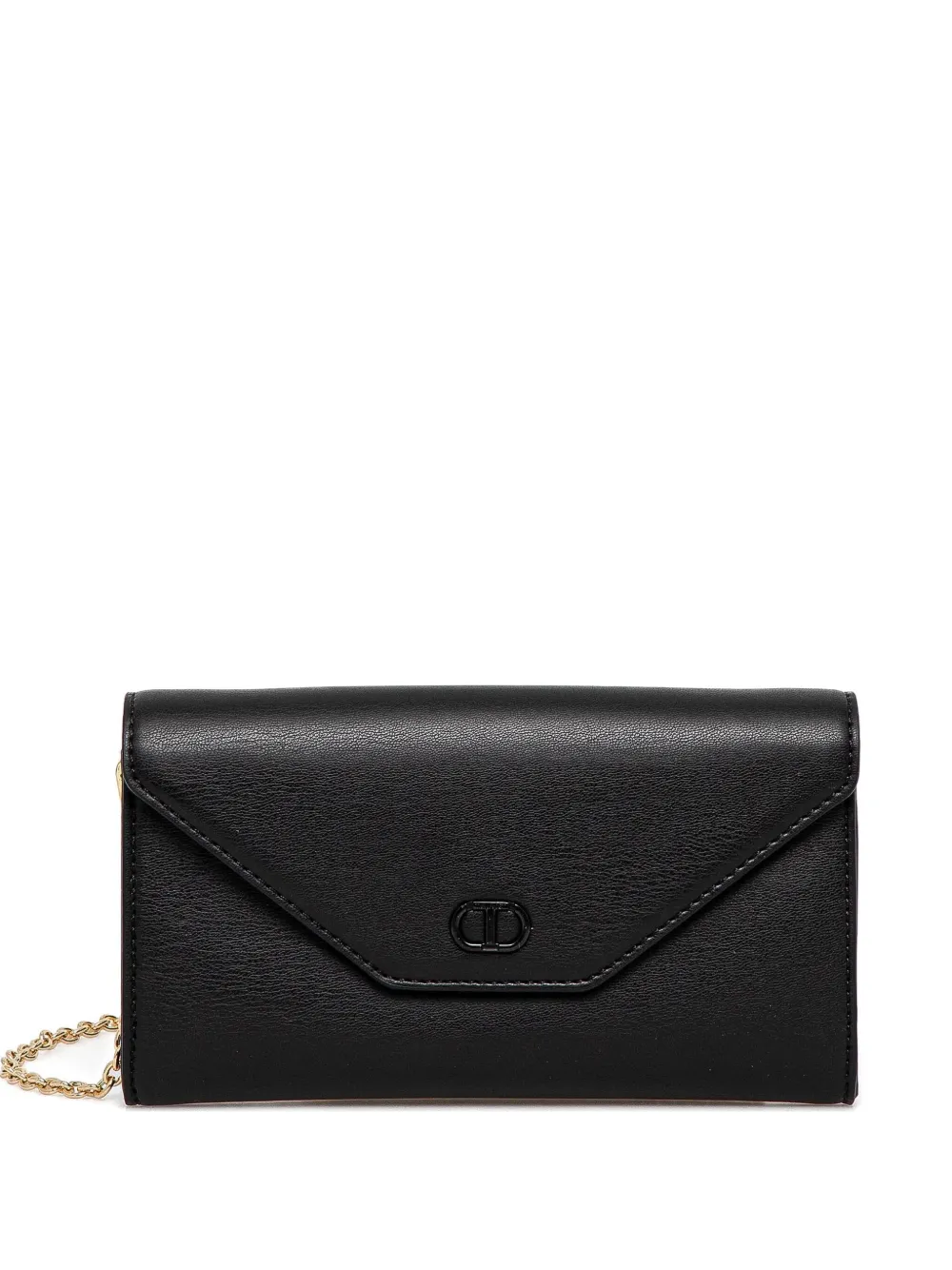 mini logo-plaque clutch bag