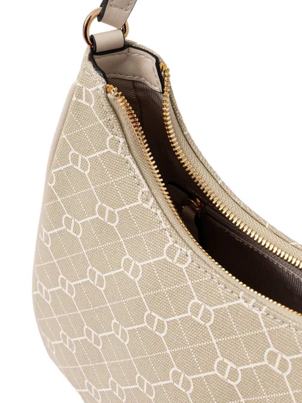 TWINSET Schoudertas met monogramprint Beige