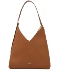 TWINSET logo-stamp shoulder bag - Brown