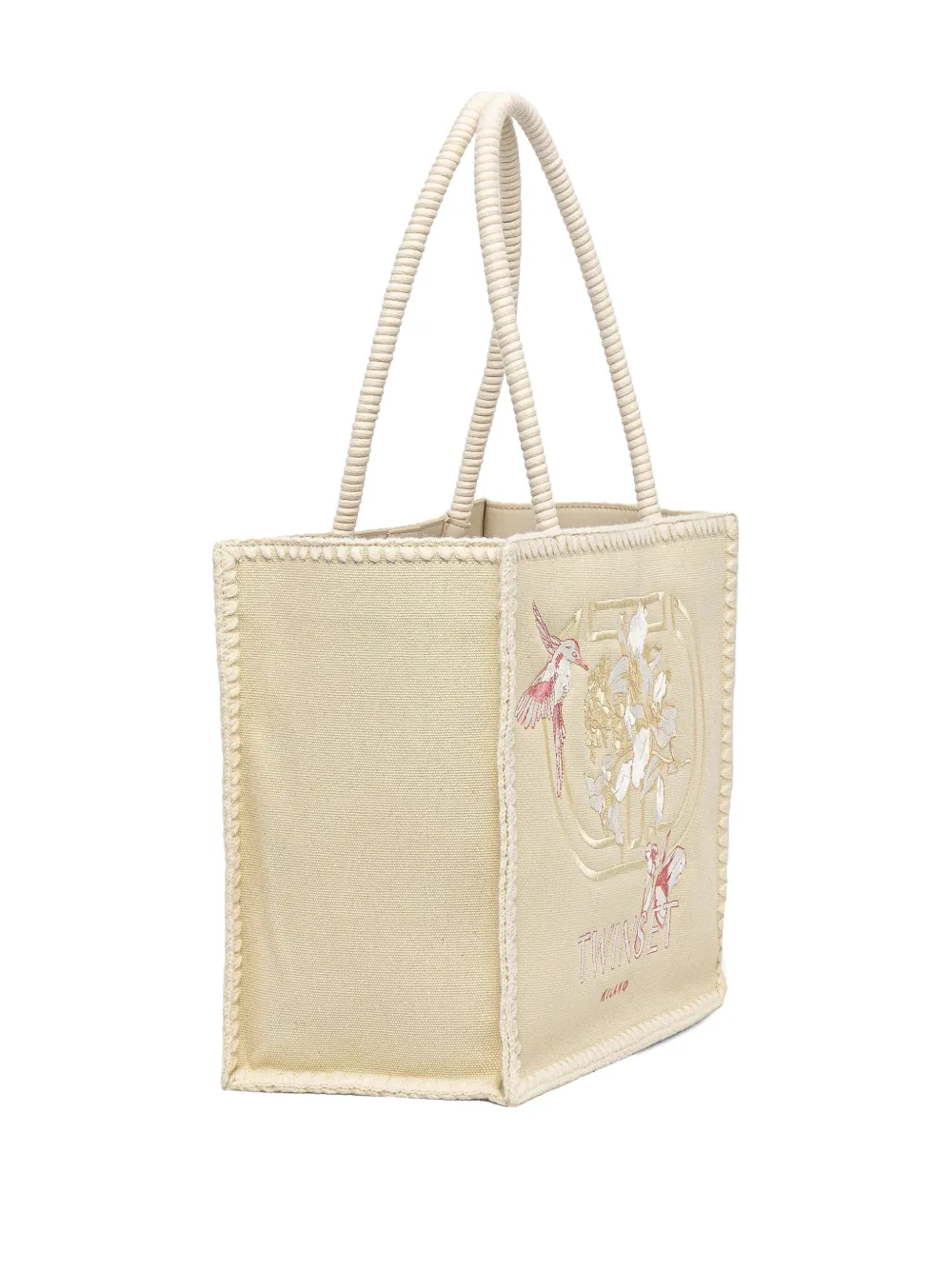 TWINSET Bohémienne shopper - Beige