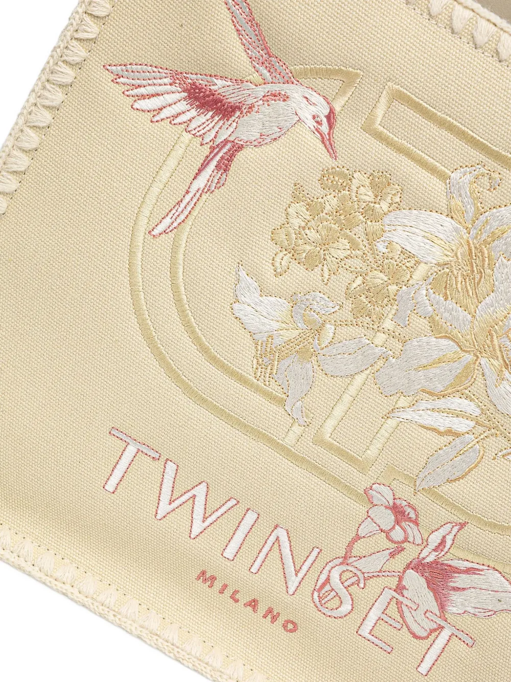 TWINSET Bohémienne shopper Beige