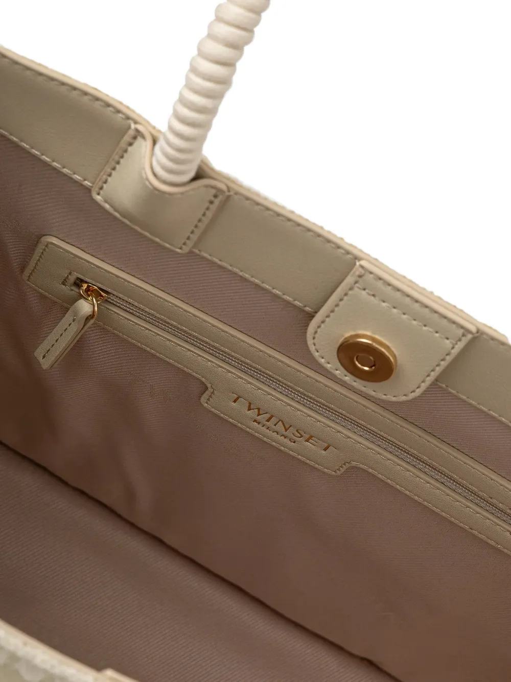 TWINSET Bohémienne shopper Beige