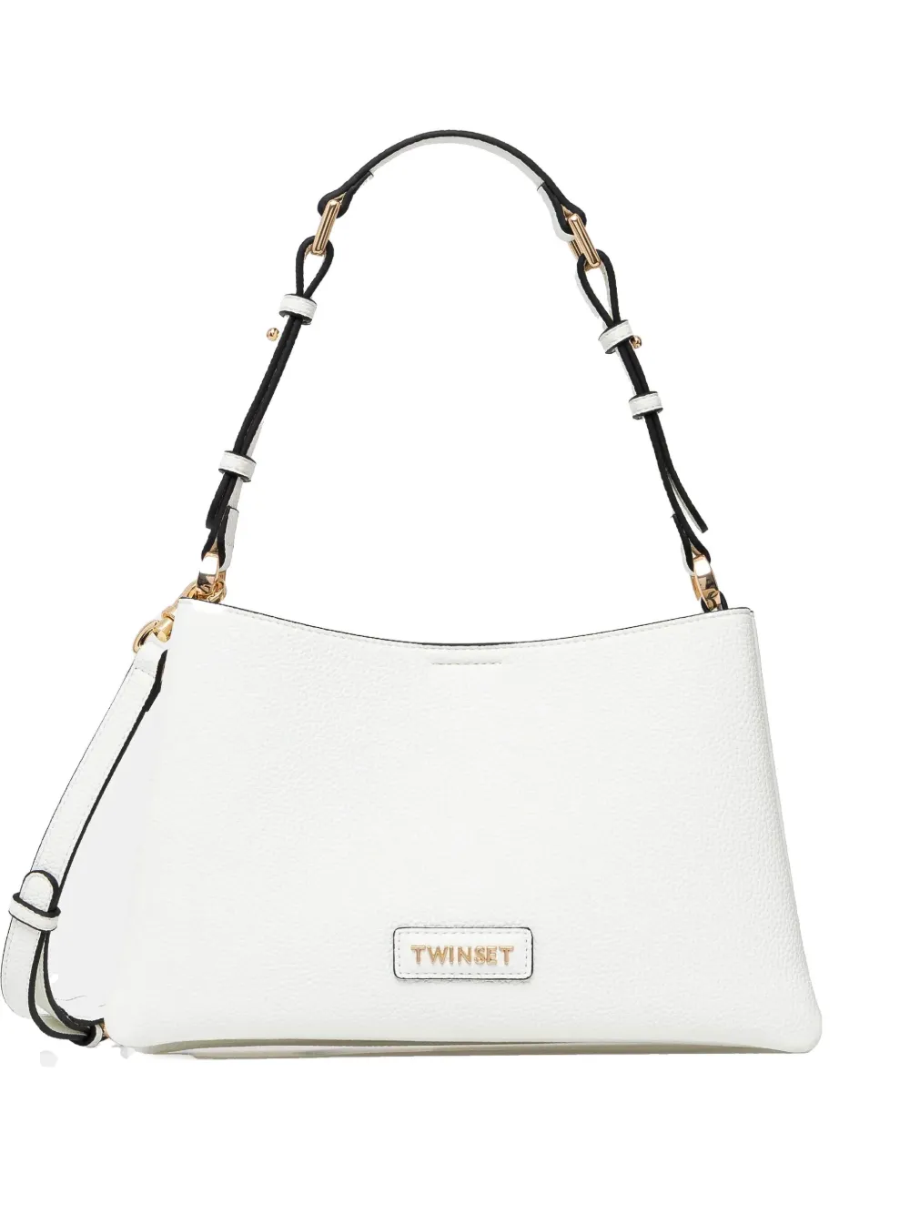 TWINSET logo-lettering shoulder bag - Bianco