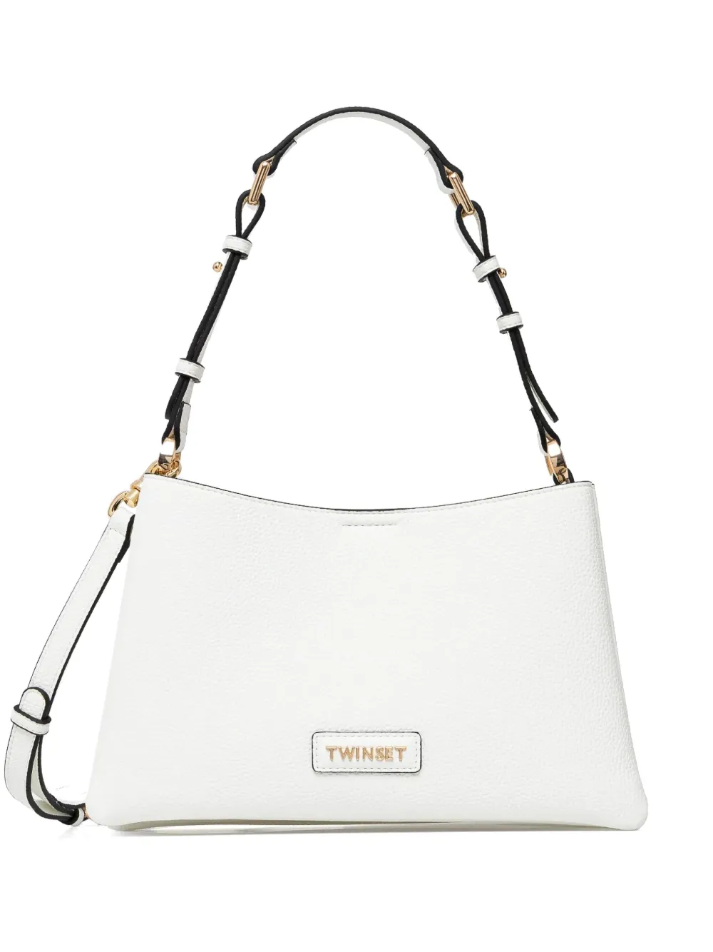 TWINSET ロゴ ショルダーバッグ - ホワイト TWINSET ロゴ ショルダーバッグ - ホワイト