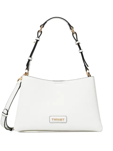 TWINSET logo-lettering shoulder bag 251TD8303 - 0