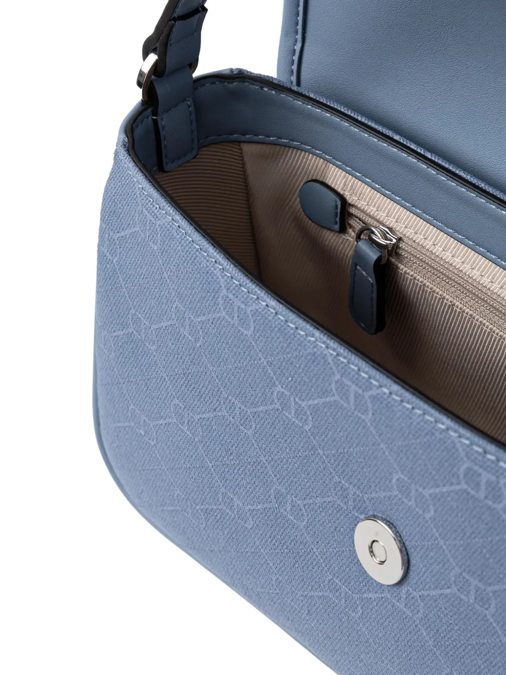 TWINSET Schoudertas met monogramprint Blauw