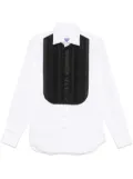 Junya Watanabe MAN bib detailed shirt - White