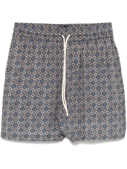 Portuguese Flannel geometric-pattern shorts