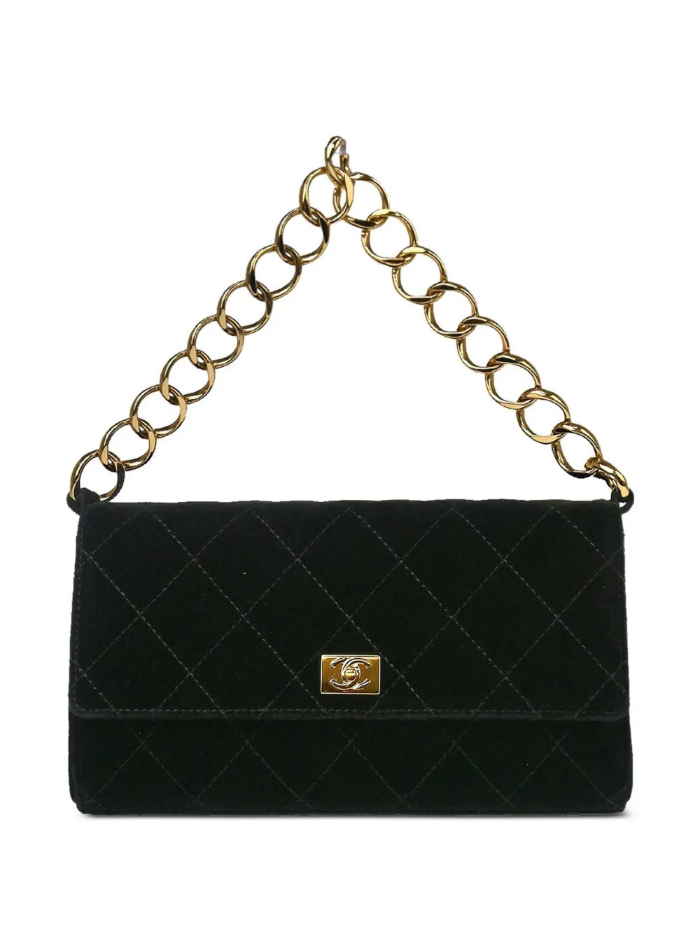 CHANEL Pre-Owned 2002 chain-handle handbag | Black | Image 1