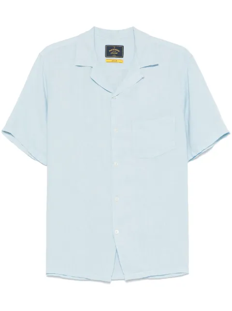 Portuguese Flannel skjorte i hør med camp-krave