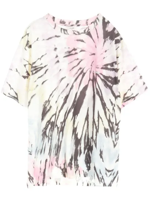Céline Pre-Owned 2000s tie-dye print T-shirt