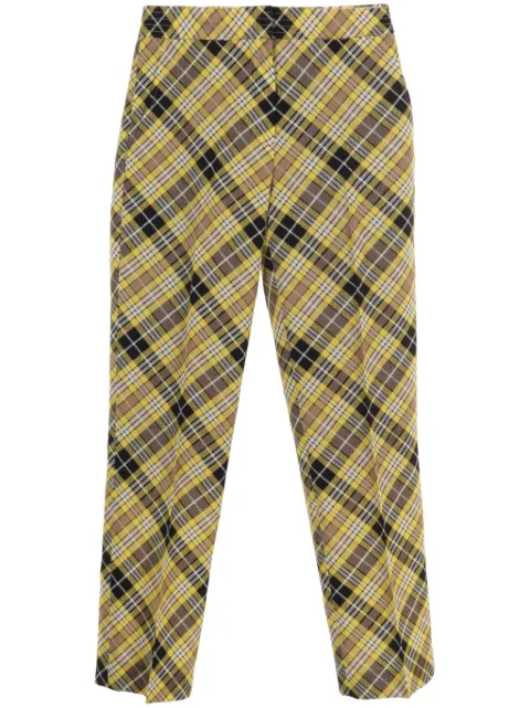 Burberry Pre-Owned بنطال كاروهات فنتج من عقد 2020