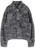 Balenciaga Pre-Owned 2010s denim bomber jacket - Grey