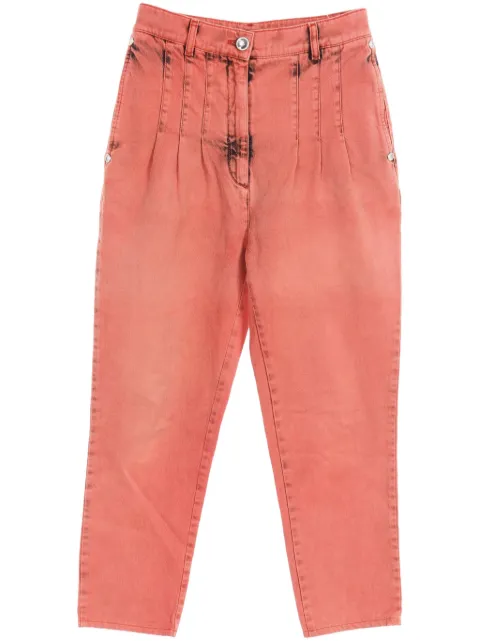 CHANEL Pre-Owned 1986-1988 cotton jeans