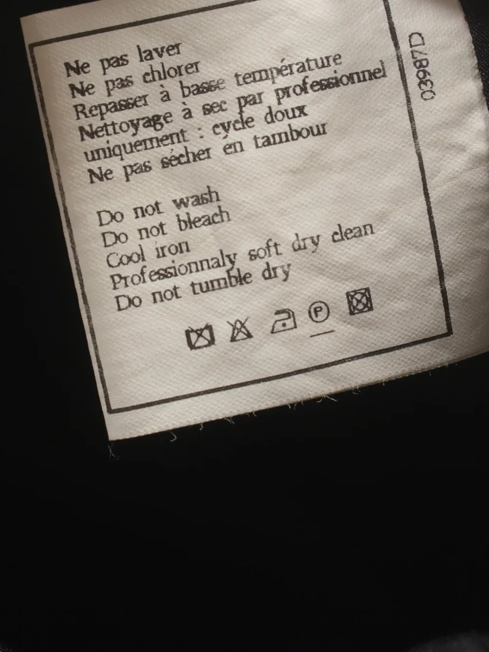 Pre-owned Chanel 1986-1988 Cocomark Skirt In Black