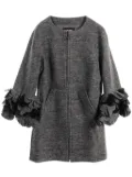 CHANEL Pre-Owned 1986-1988 Camelia coat - Grey