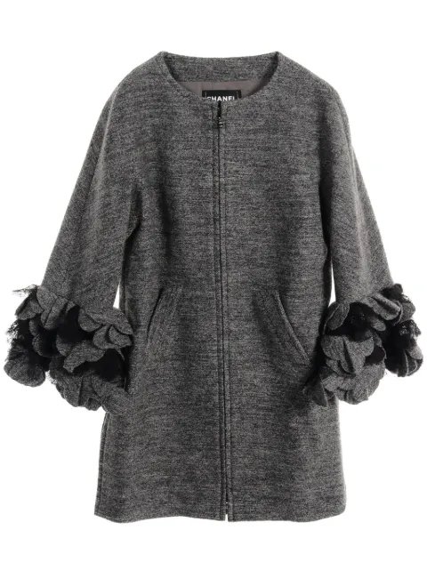 CHANEL Pre-Owned 1986-1988 Camelia coat 